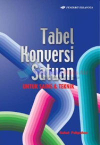 Image of Tabel Konversi Satuan untuk Sains & Teknik